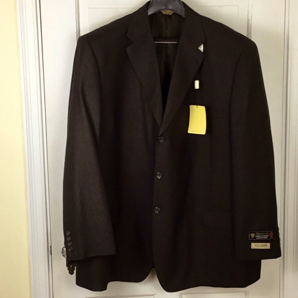 Elegant Dark Brown Men's Blazer